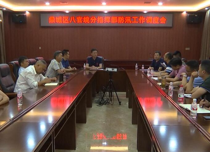 朱金平到八官垸督导防汛工作