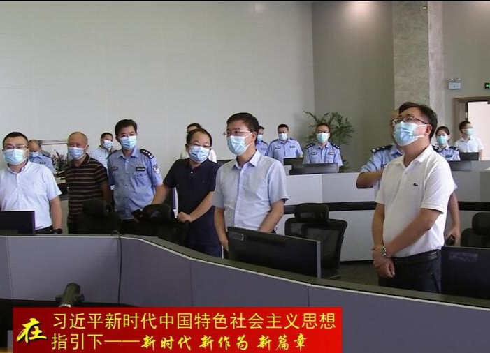 朱金平督导检查疫情防控工作