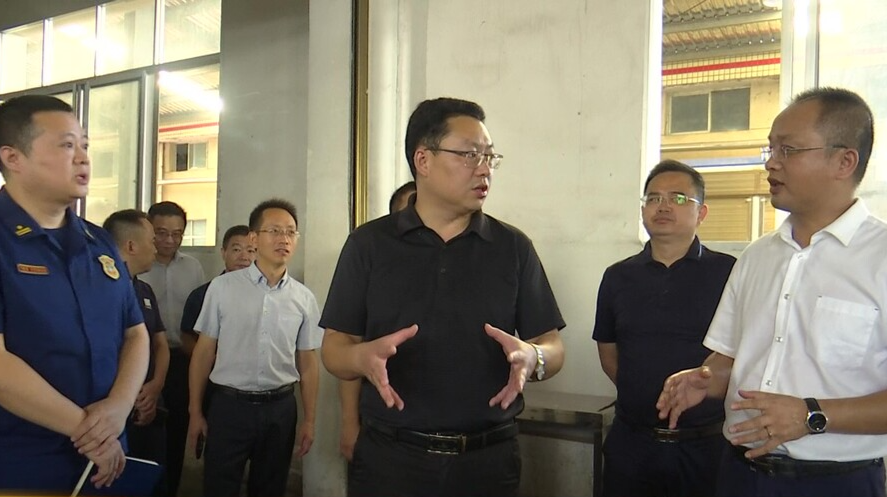 陈远督导检查安全生产工作