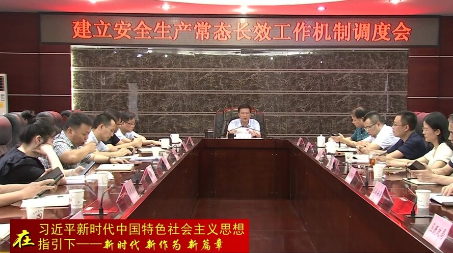 朱金平：建立安全生产常态长效机制 依法治安 铁腕治安