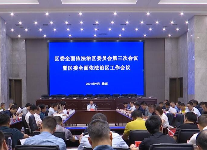 朱金平：全面推进依法治区  更好发挥法治固根本、稳预期、利长远的作用