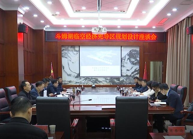 陈远主持召开斗姆湖临空经济先导区规划设计座谈会
