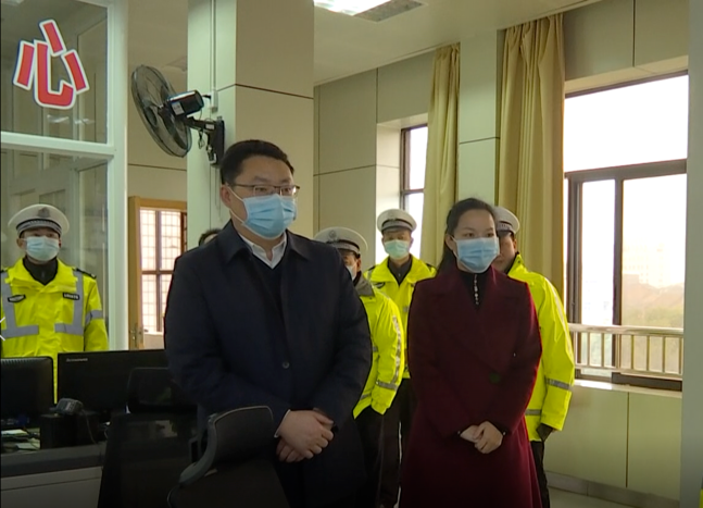 陈远督导春节期间值班值守和疫情防控工作