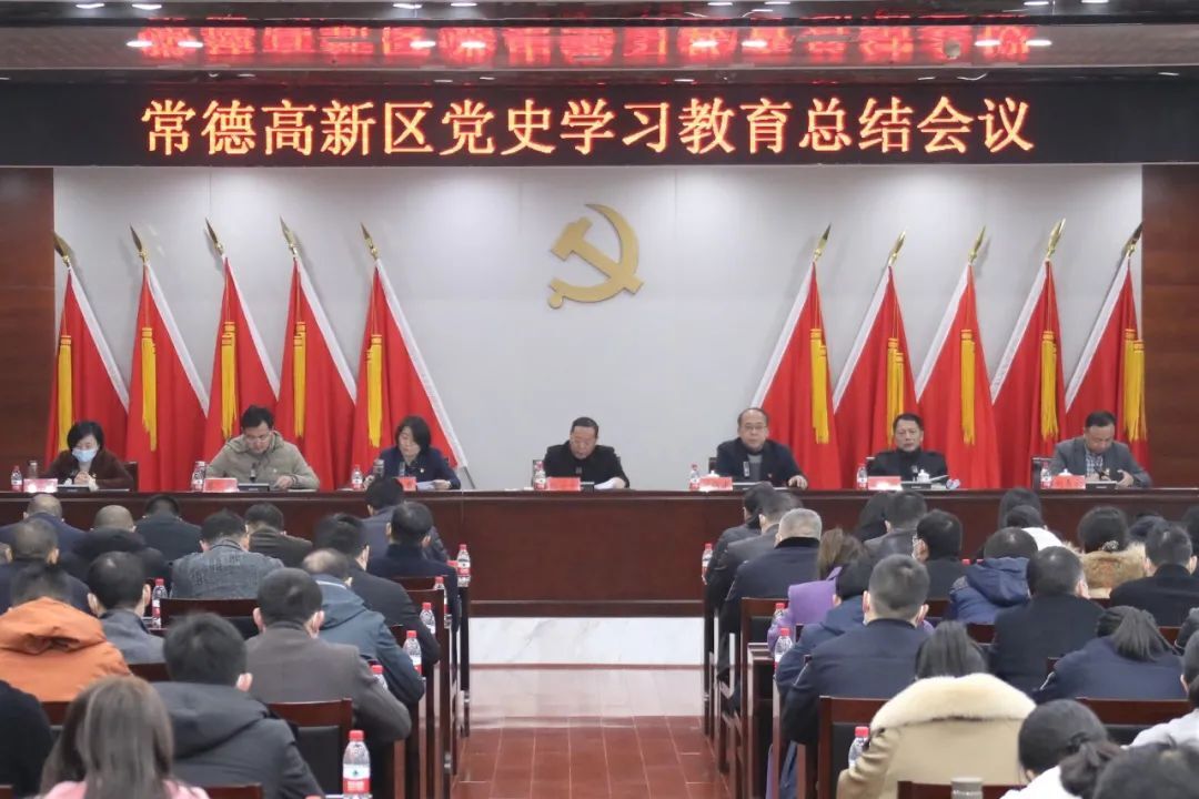 常德高新区党史学习教育总结会议召开