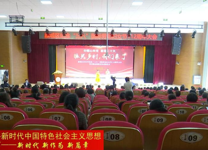 鼎城：举行纪念“三八”国际劳动妇女节112周年大会暨巾帼志愿服务队授旗仪式