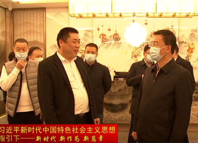 朱金平到江南城区部分企业门店走访调研