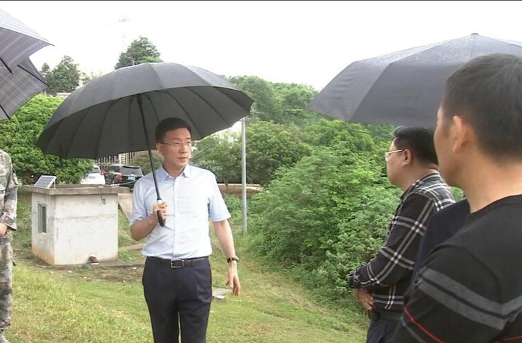 朱金平督导防汛备汛工作