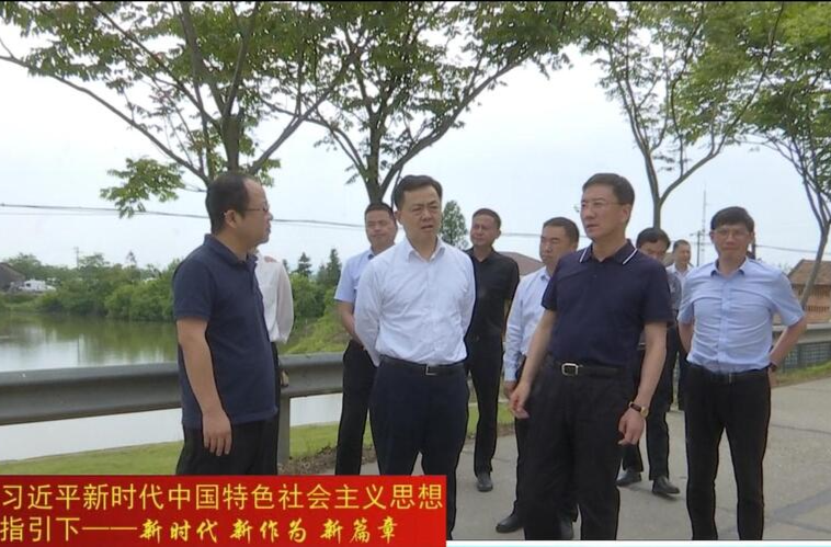 市领导来鼎城开展市级河(湖)长巡河巡湖工作