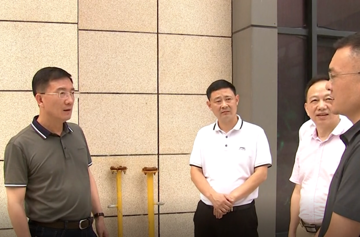 朱金平到十里外滩徐家巷商业步行街调研