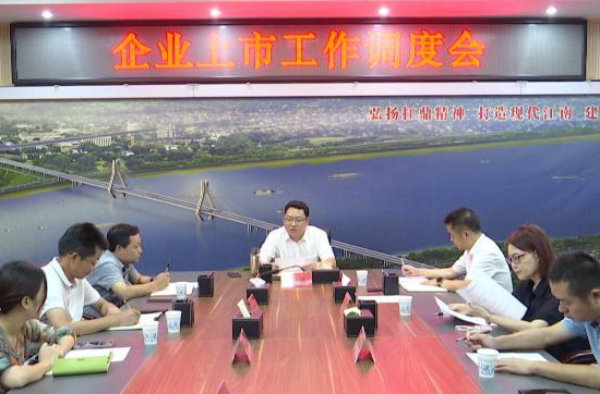 陈远专题调度企业上市工作