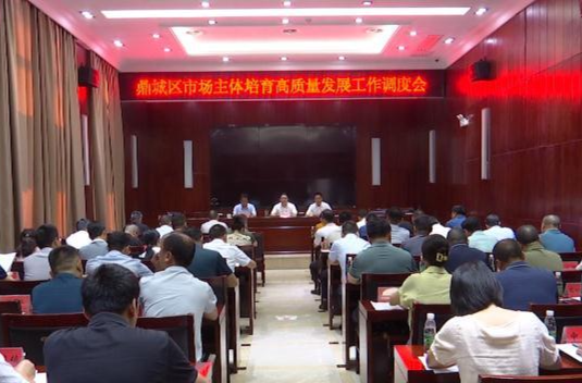 陈远主持召开鼎城区市场主体培育高质量发展和开放型经济工作调度会