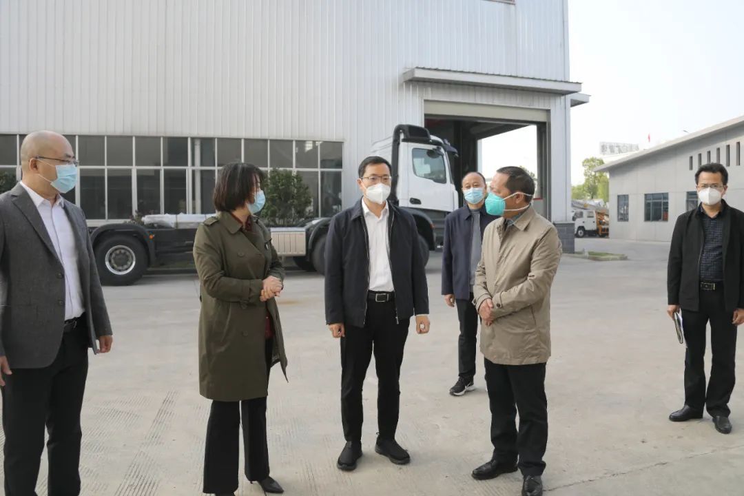 市领导调研常德高新区有序恢复生产工作