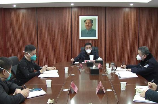 朱金平调度部署“两节”及市“两会”期间安全稳定工作