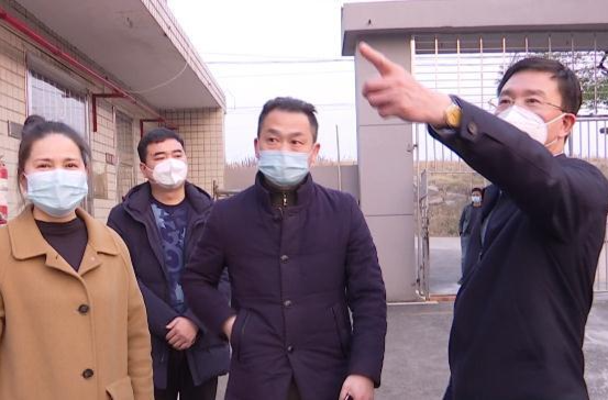 朱金平督导检查敬老院疫情防控和安全生产工作