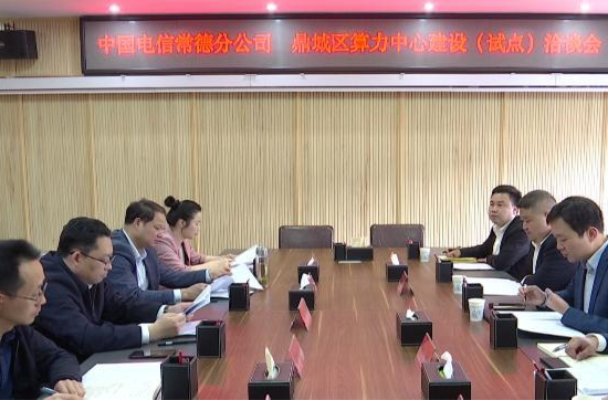 陈远主持召开鼎城区算力中心建设（试点）洽谈会