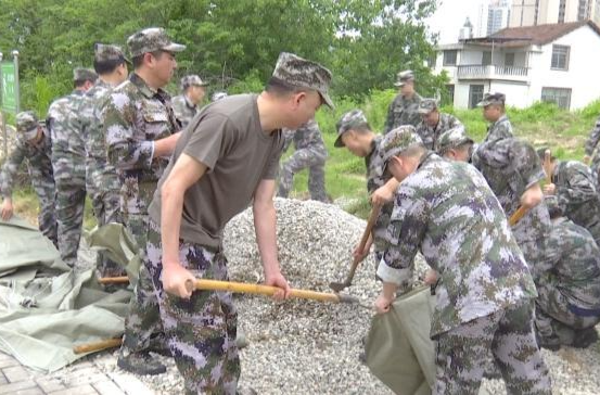 鼎城区防汛抢险大队开展防汛应急演练