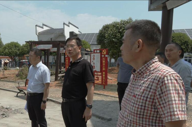 朱金平到谢家铺镇调研乡村振兴学校及幸福屋场建设工作