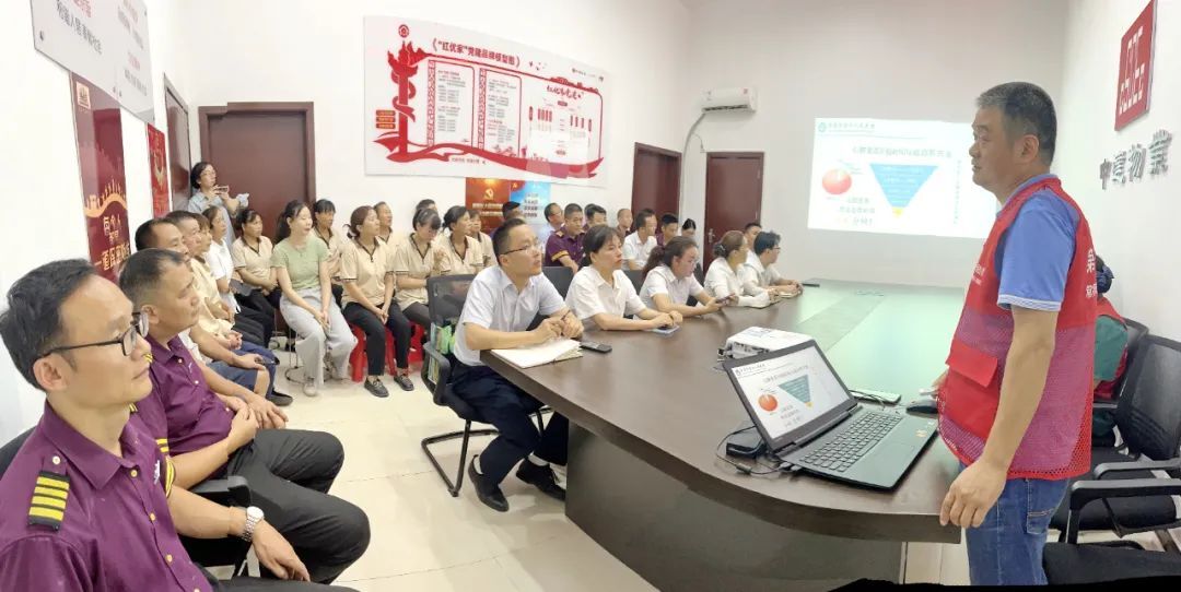 常德市第四人民医院第一目击者行动走进中建五局物业公司常德分公司