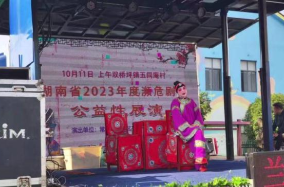 双桥坪镇：戏曲下乡送欢乐 文化进村暖人心