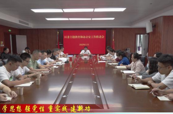 【学思想 强党性 重实践 建新功】鼎城区委主题教育和办公室工作推进会举行   朱金平出席并讲话