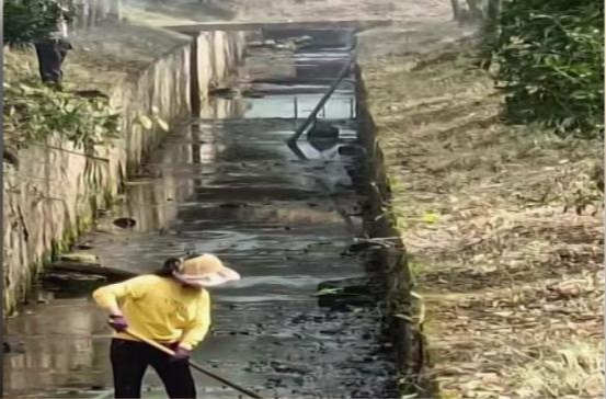 石板滩镇：河道清淤保通畅    岸绿水清焕新颜