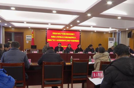 常德市知识产权强市建设区县行系列活动首站走进鼎城