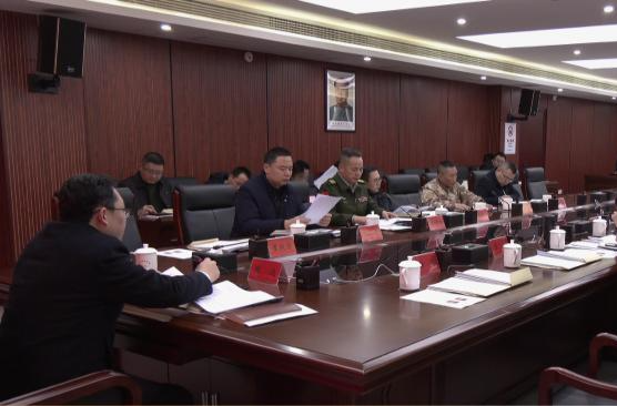 陈远主持召开鼎城区委常委议军会议