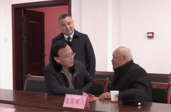 省退役军人事务厅来鼎城开展调研和走访慰问活动