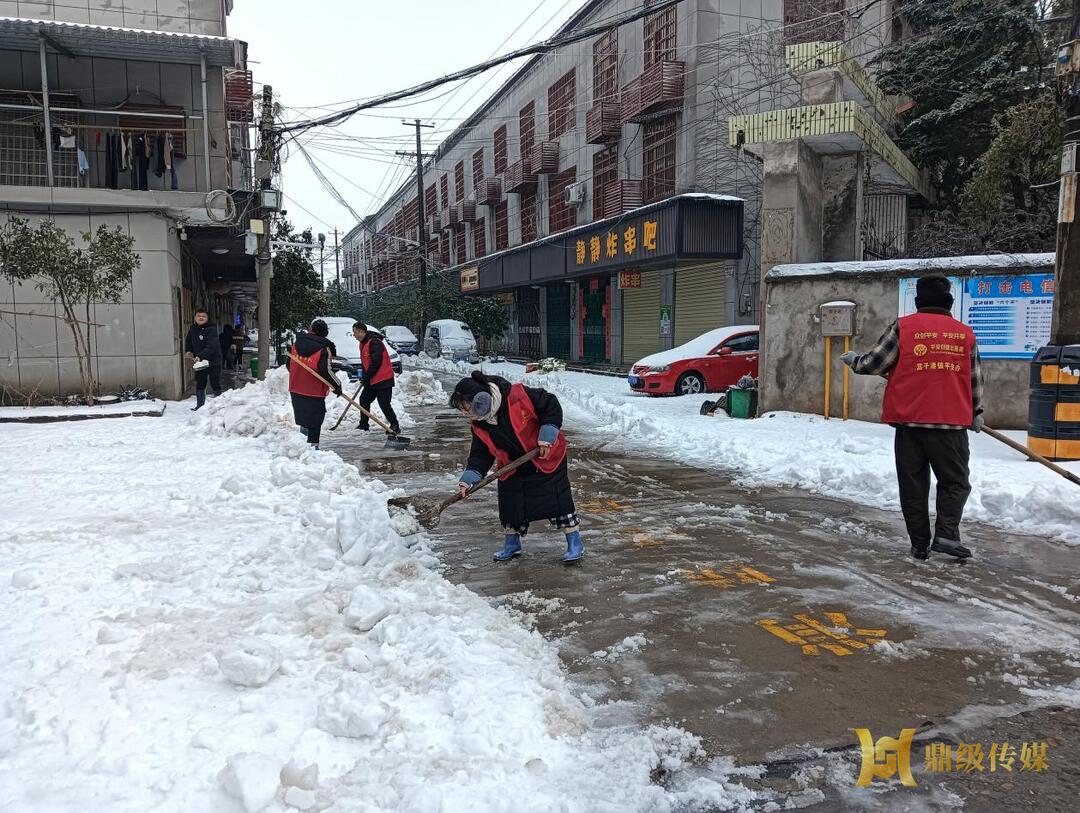 蒿子港镇：打好雨雪冰冻天气“保卫战”