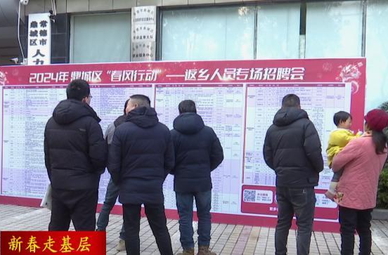 【新春走基层】鼎城：“春风行动”招聘会443人达成就业意向