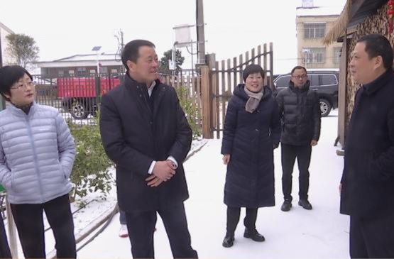 雷建国走访慰问冰冻受损委员企业
