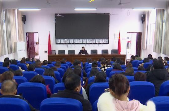 蔡家岗中学：全国人大代表麻小娟回校宣讲两会精神