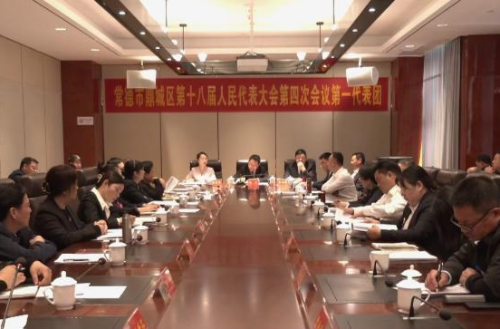 鼎城区十八届人大四次会议举行各代表团会议