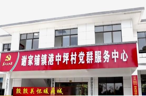谢家铺镇港中坪村：为基层减负 促乡村振兴