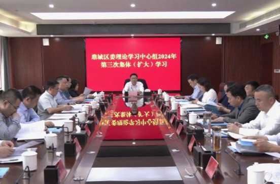 鼎城区委理论学习中心组开展2024年第三次集体（扩大）学习