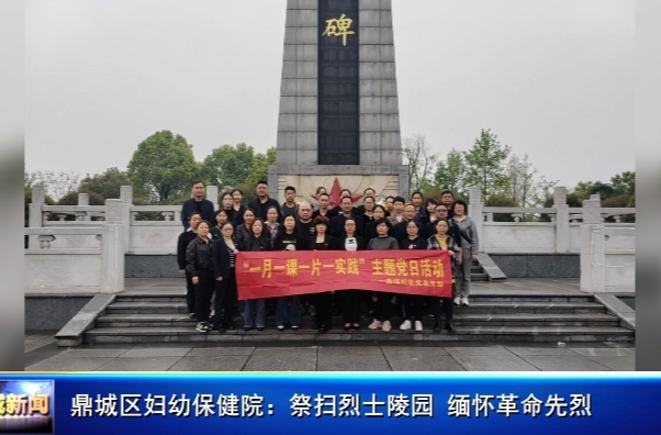 鼎城区妇幼保健院：祭扫烈士陵园 缅怀革命先烈