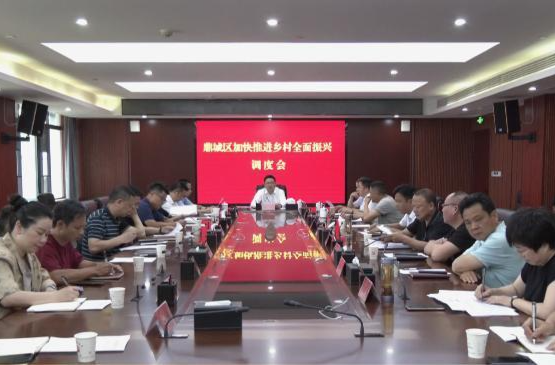 陈远主持召开鼎城区加快推进乡村全面振兴调度会