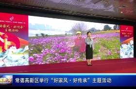 常德高新区举行“好家风·好传承”主题活动