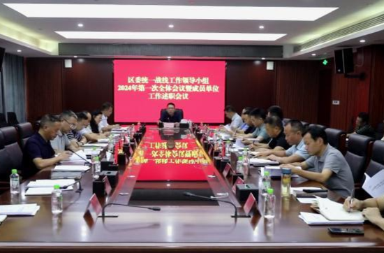 鼎城区委统一战线工作领导小组2024年第一次全体会议暨成员单位工作述职会召开