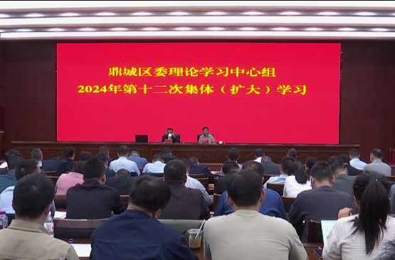 鼎城区委理论学习中心组开展2024年第十二次集体（扩大）学习