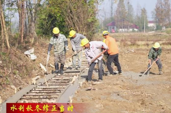 【水利秋冬修正当时】许家桥回维乡：整修“断头渠” 畅通“灌溉水”