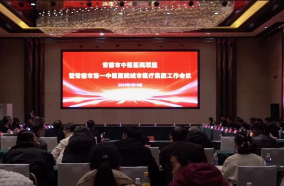 常德市中医医院联盟暨常德市第一中医医院城市医疗集团工作会议举行