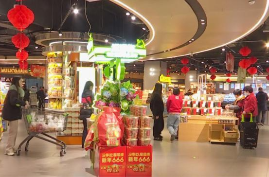 吾悦广场：年货市场红红火火