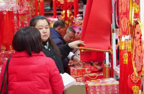 鼎城：年货消费市场红红火火、购销两旺