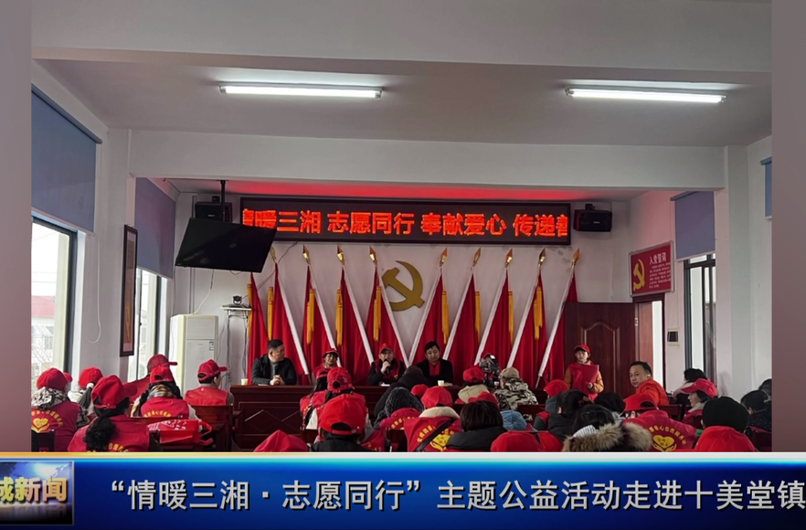 “情暖三湘·志愿同行”主题公益活动走进十美堂镇