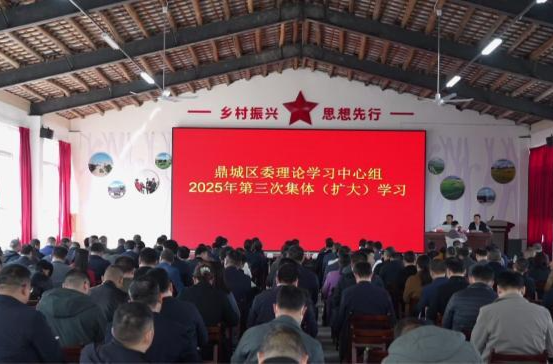 十三届鼎城区委理论学习中心组2025年第三次集体（扩大）学习暨传达学习全国两会精神会议召开