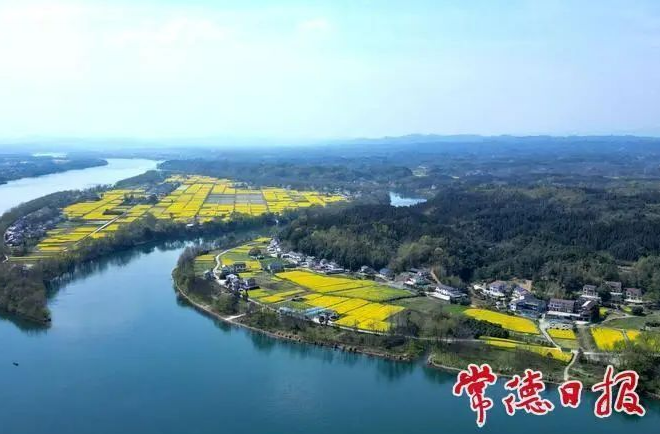 常德桃花源白麟洲里的春日慢生活