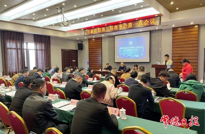 常德市新阶联传达学习全国两会精神