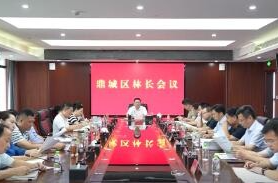 陈远主持召开鼎城区林长制工作会议