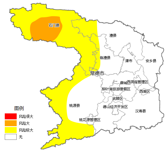 范围扩大！常德发布地质灾害气象风险橙色、黄色预警